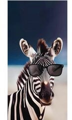 Пляжное полотенце Zebra, 100x180 см цена и информация | Полотенца | hansapost.ee