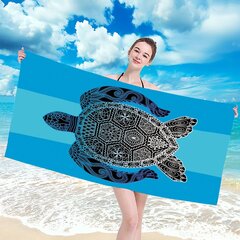 Пляжное полотенце Turtle, 100x180 см цена и информация | Полотенца | hansapost.ee