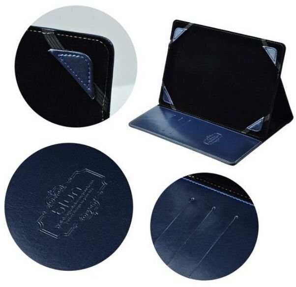 Blun UNT Universal Book Case with Stand Tablet PC with 7" screen Dark Blue цена и информация | Tahvelarvuti ümbrised ja kaaned | hansapost.ee