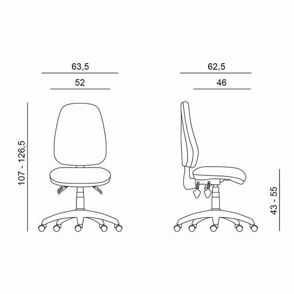 Ergonoomiline kontoritool Powerton Anna, punane hind ja info | Kontoritoolid | hansapost.ee