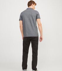 Jack&Jones polosärk meestele 12136668*12, hall/anthr hind ja info | T-särgid meestele | hansapost.ee