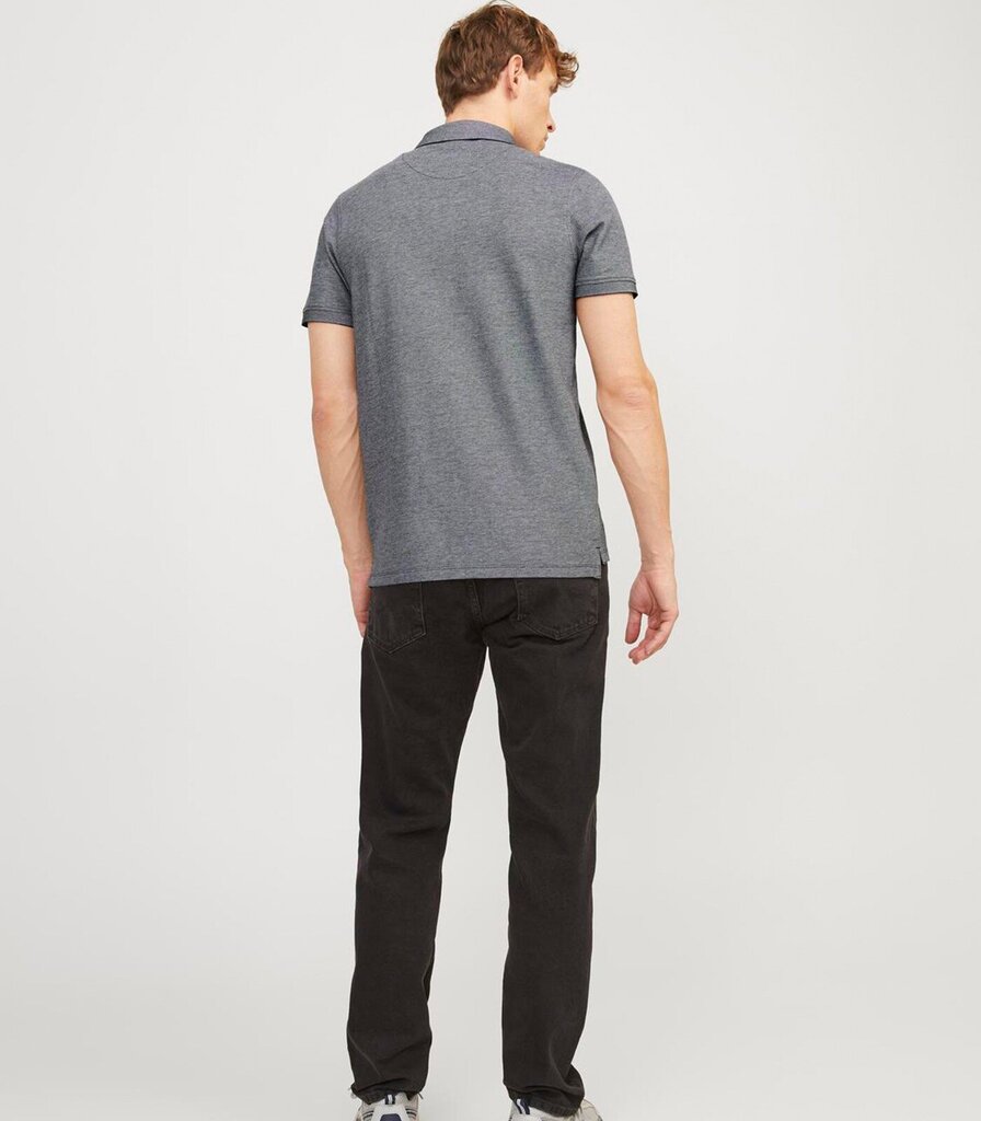 Jack&Jones polosärk meestele 12136668*12, hall/anthr цена и информация | T-särgid meestele | hansapost.ee