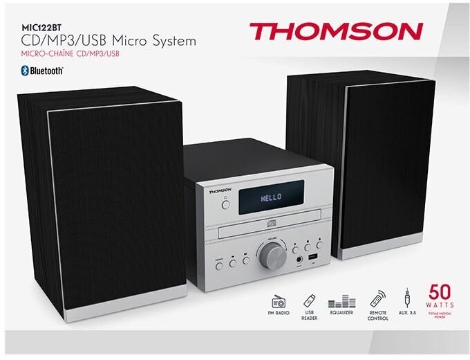 Thomson MIC122BT цена и информация | Raadiod ja magnetoolad | hansapost.ee