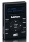 Lenco PDR-011BK - kaasaskantav, taskuformaadis DAB+ / FM raadio ja MP4-mängija цена и информация | Raadiod ja äratuskellad | hansapost.ee