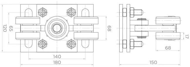 Liugväravakärud PSG 60.00P.80 80x80x5 mm цена и информация | Aiad, murupiirded, aiavõrgud | hansapost.ee