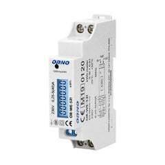 Orno OR-WE-521 MID 1-фазный счетчик электроэнергии цена и информация | Выключатели, розетки | hansapost.ee