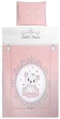 Lorelli детский комплект постельного белья Little Bear Pink, 140x95, 3 части цена и информация | Детское постельное бельё | hansapost.ee