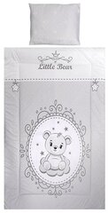 Lorelli детский комплект постельного белья Smile Grey, 95x140, 5 частей цена и информация | Детское постельное бельё | hansapost.ee
