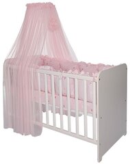 Laste voodi baldahhiin Lorelli Pom Pom, roosa, 480x160 cm hind ja info | Beebipesad, magamiskotid ja tekid | hansapost.ee