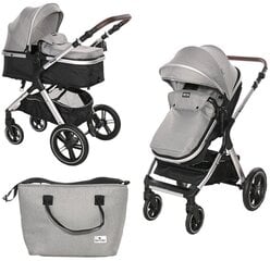 Universaalne vanker Lorelli Viola 2in1, Opaline Grey hind ja info | Vankrid, jalutuskärud | hansapost.ee