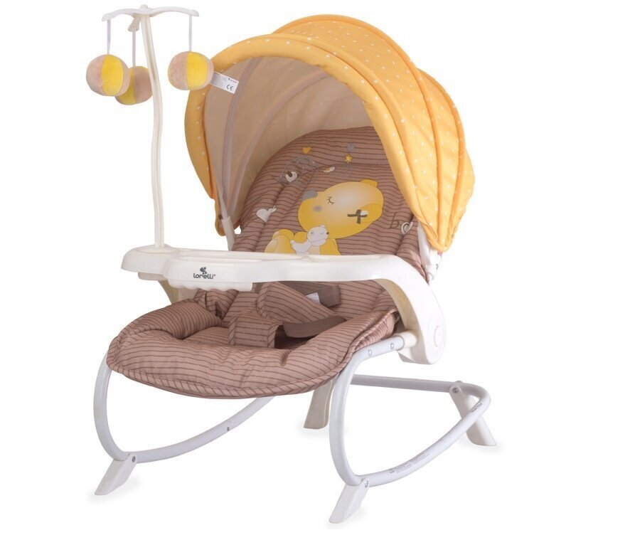 Beebitool Lorelli Dream Time, Beige/Yellow цена и информация | Beebi lamamistoolid | hansapost.ee