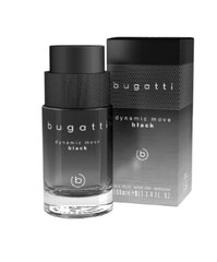 Туалетная вода Bugatti Dynamic Move Black EDT для мужчин, 100 мл цена и информация | Духи для Него | hansapost.ee