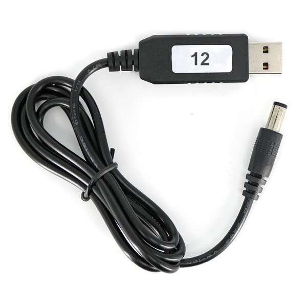 12 V toitekaabel USB-pistikust 5 V kuni 12 V - DC 3,5/1,4 mm hind ja info | Toiteallikad ja toiteplokid | hansapost.ee
