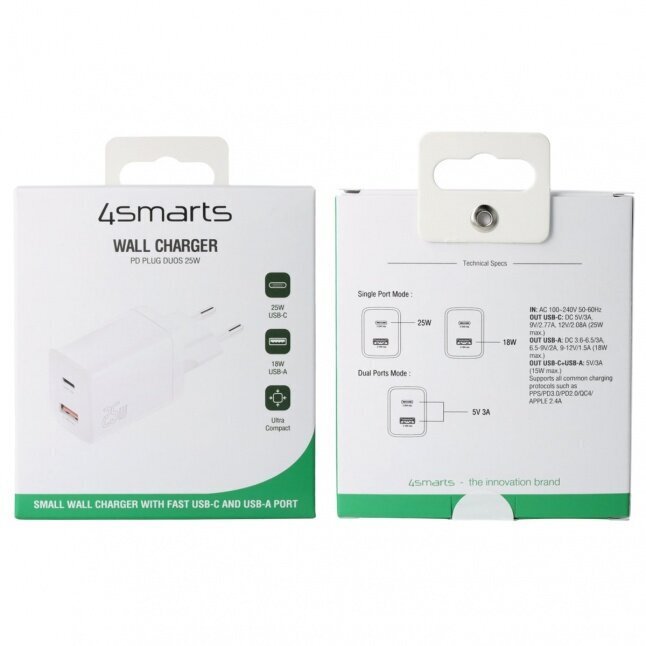 4smarts VoltPlug PD hind ja info | Laadijad mobiiltelefonidele | hansapost.ee