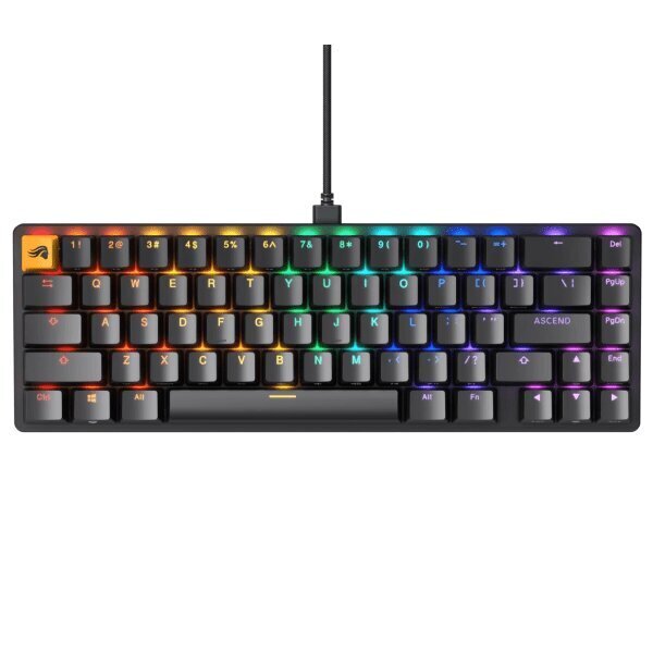 Glorious PC Gaming Race GMMK 2 Compact Fox Switches Black US цена и информация | Klaviatuurid | hansapost.ee