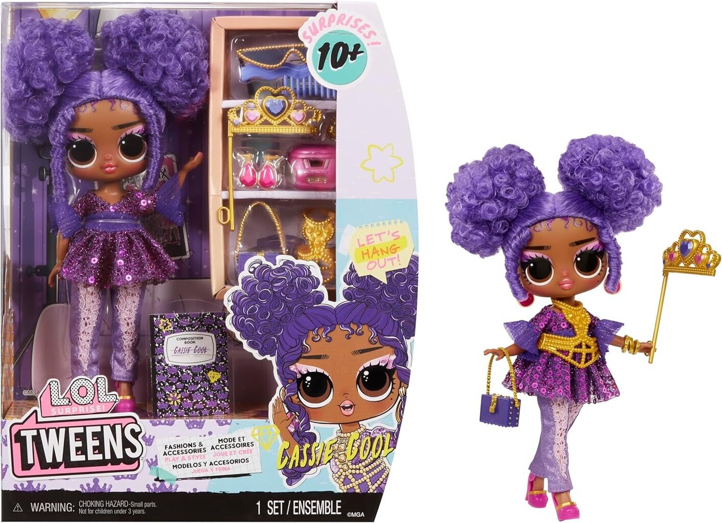 MGA L.O.L. Surprise Doll Tweens Core-Cassie Cool 591672 hind ja info | Mänguasjad tüdrukutele | hansapost.ee