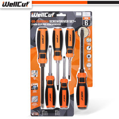 Kruvikeerajate komplekt 6 tk. UK BRAND, WellCut® WC-SDD6U hind ja info | WellCut Remondikaubad, sanitaartehnika ja kütteseadmed | hansapost.ee