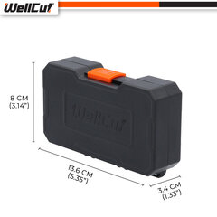 Kruvikeeraja otsiku komplekt 42 tk. UK BRAND, WellCut® WC-SDB42U hind ja info | WellCut Remondikaubad, sanitaartehnika ja kütteseadmed | hansapost.ee