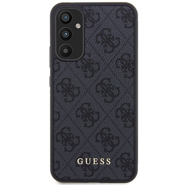 Guess GUHCSA34G4GFGR A34 5G A346 grey hard case 4G Metal Gold Logo цена и информация | Telefonide kaitsekaaned ja -ümbrised | hansapost.ee