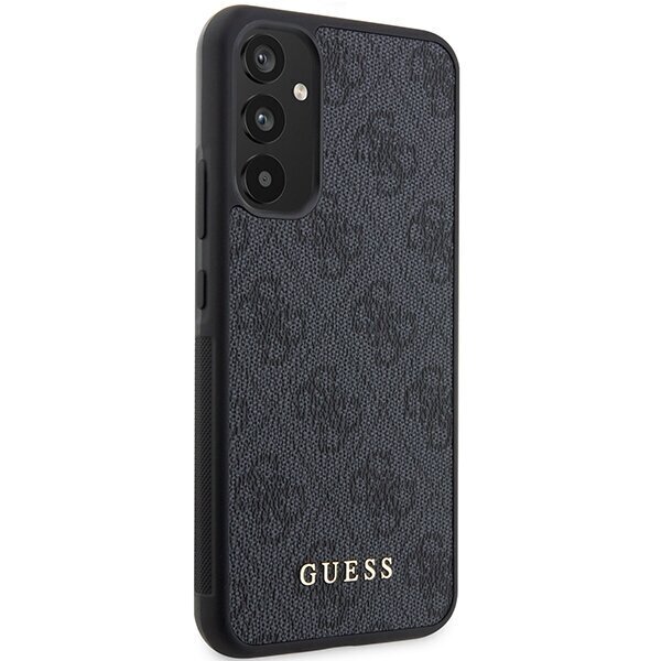 Guess GUHCSA34G4GFGR A34 5G A346 grey hard case 4G Metal Gold Logo цена и информация | Telefonide kaitsekaaned ja -ümbrised | hansapost.ee