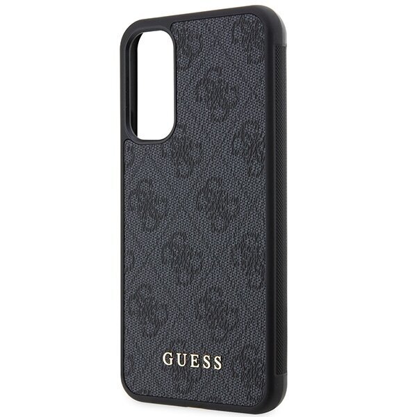 Guess GUHCSA34G4GFGR A34 5G A346 grey hard case 4G Metal Gold Logo цена и информация | Telefonide kaitsekaaned ja -ümbrised | hansapost.ee