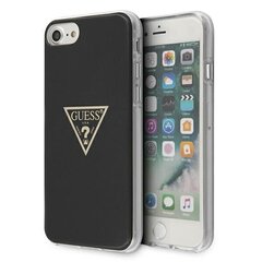Guess GUHCI8PCUMPTBK iPhone 7|8|SE 2020 | SE 2022 czarny|black hardcase Metallic Collection цена и информация | Чехлы для телефонов | hansapost.ee