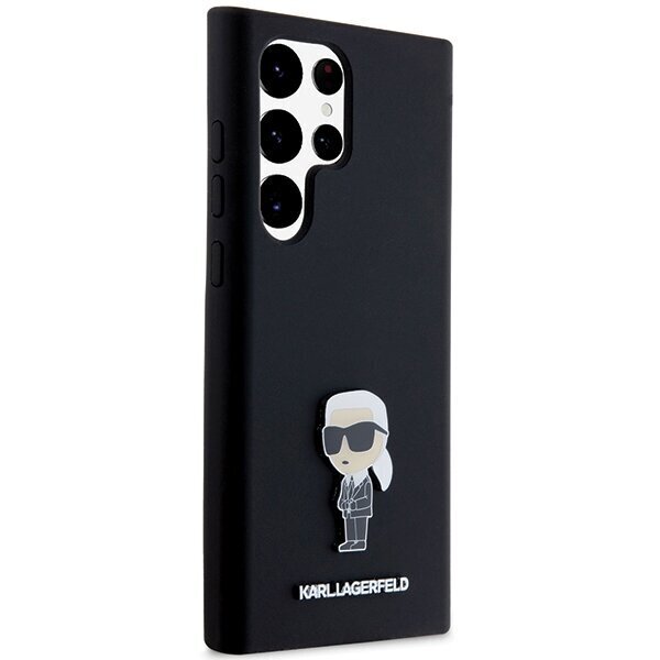 Karl Lagerfeld Silicone Ikonik Metal Pin Hardcase цена и информация | Telefonide kaitsekaaned ja -ümbrised | hansapost.ee