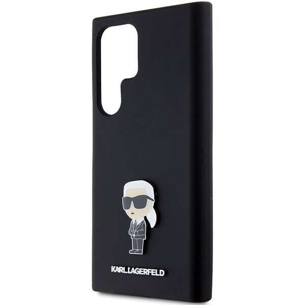 Karl Lagerfeld Silicone Ikonik Metal Pin Hardcase цена и информация | Telefonide kaitsekaaned ja -ümbrised | hansapost.ee