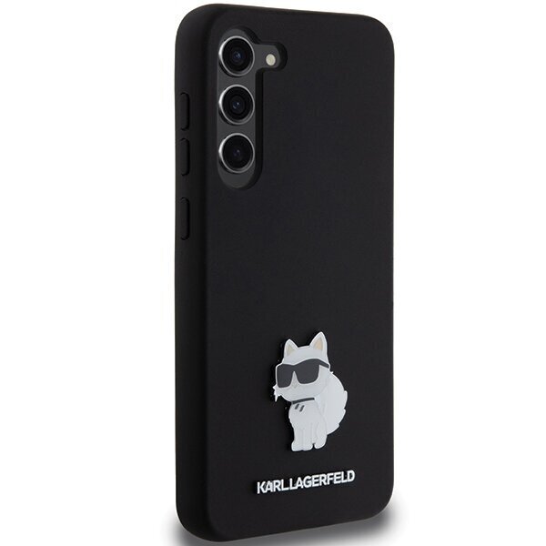 Karl Lagerfeld Silicone Choupette Metal Pin Case hind ja info | Telefonide kaitsekaaned ja -ümbrised | hansapost.ee