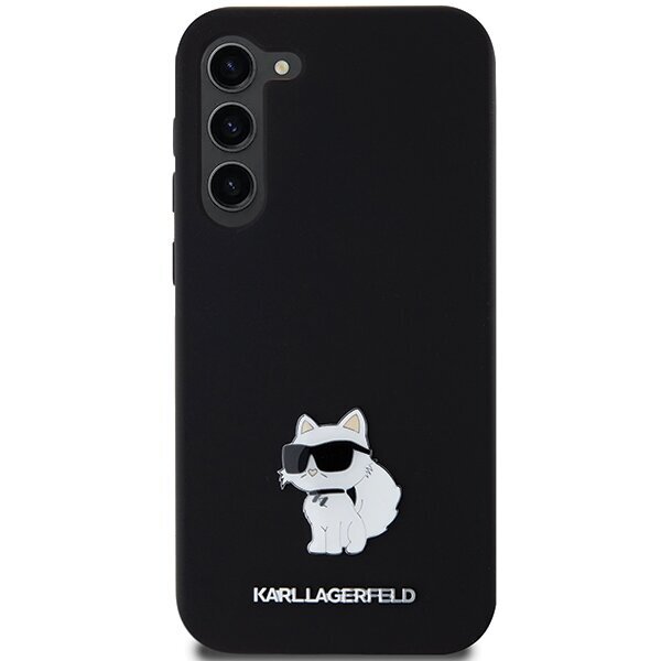 Karl Lagerfeld Silicone Choupette Metal Pin Case цена и информация | Telefonide kaitsekaaned ja -ümbrised | hansapost.ee