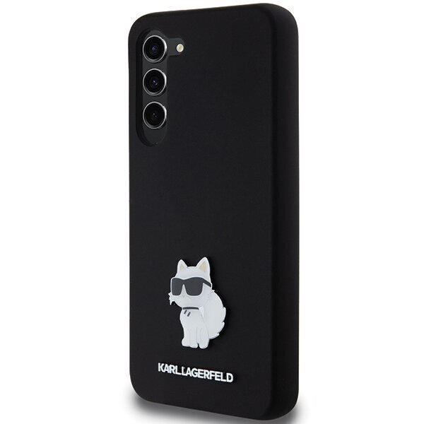 Karl Lagerfeld Silicone Choupette Metal Pin Case цена и информация | Telefonide kaitsekaaned ja -ümbrised | hansapost.ee