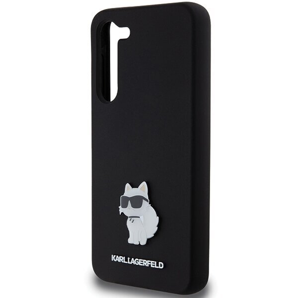 Karl Lagerfeld Silicone Choupette Metal Pin Case цена и информация | Telefonide kaitsekaaned ja -ümbrised | hansapost.ee