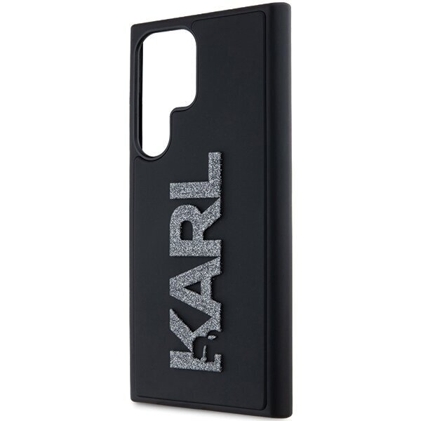 Karl Lagerfeld 3D Rubber Glitter Logo Hardcase цена и информация | Telefonide kaitsekaaned ja -ümbrised | hansapost.ee