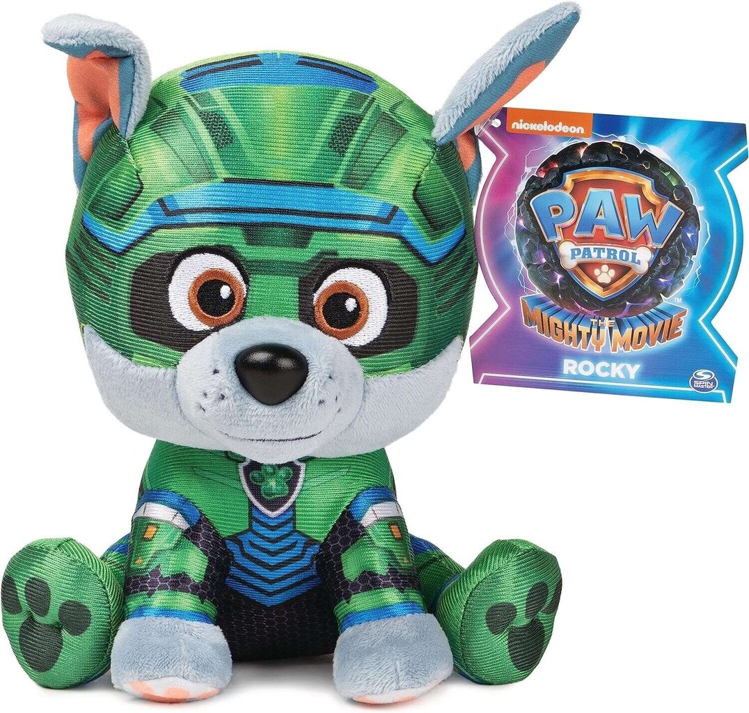 Maskott Paw Patrol Rocky pehmo, 17 cm hind ja info |  Pehmed mänguasjad ja kaisukad | hansapost.ee