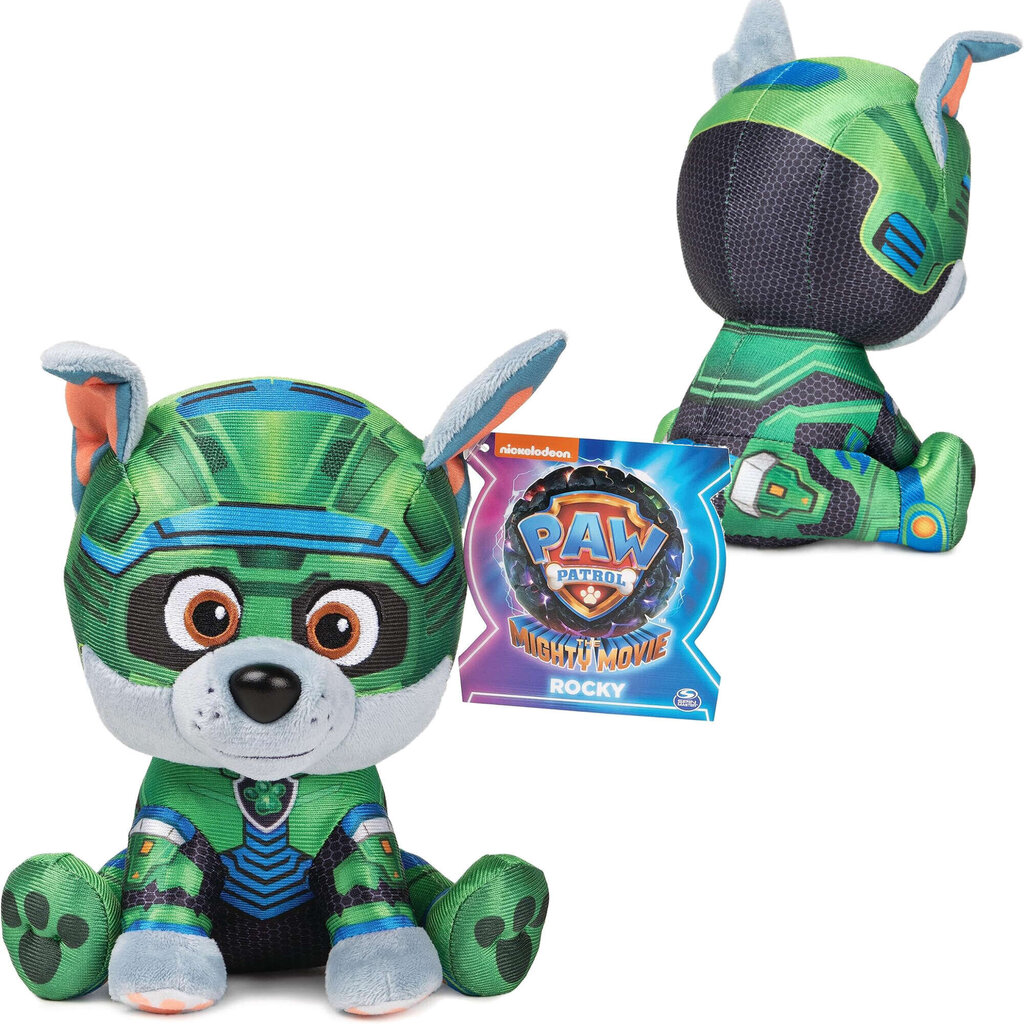 Maskott Paw Patrol Rocky pehmo, 17 cm цена и информация |  Pehmed mänguasjad ja kaisukad | hansapost.ee