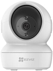 Ezviz H6C CS-H6c Внутренняя Панорамная 4MP 2K Умная Камера Поворот и Наклон 360 AI MicroSD / Ночная Съемка Белая цена и информация | Камеры видеонаблюдения | hansapost.ee