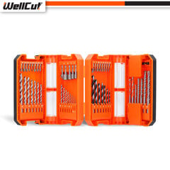 Puuride ja keerdotsikute komplekt 51 tk. UK BRAND, WellCut® WC-DB51U hind ja info | WellCut Remondikaubad, sanitaartehnika ja kütteseadmed | hansapost.ee