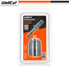 Trellipadrun + SDS adapter 2-13 mm. UK BRAND, WellCut® WC-SDSCHUCK hind ja info | WellCut Remondikaubad, sanitaartehnika ja kütteseadmed | hansapost.ee