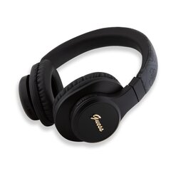 Guess PU Leather 4G Tone on Tone Script Logo BT5.3 Stereo Headphone Black цена и информация | Наушники | hansapost.ee