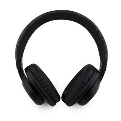 Guess PU Leather 4G Tone on Tone Script Logo BT5.3 Stereo Headphone Black цена и информация | Наушники | hansapost.ee