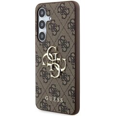 Guess GUHCSA354GMGBR A35 A356 brązowy|brown hardcase 4G Big Metal Logo цена и информация | Чехлы для телефонов | hansapost.ee