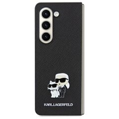 Karl Lagerfeld Saffiano Karl & Choupette Pin Hardcase hind ja info | Telefonide kaitsekaaned ja -ümbrised | hansapost.ee