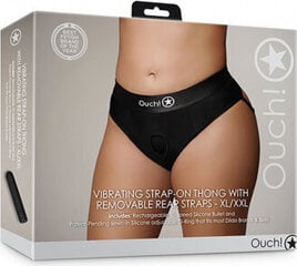 Vibreerivad püksikud Shots Strap-on Thong with Removable Rear Straps, XL/XXL hind ja info | BDSM ja fetiš | hansapost.ee