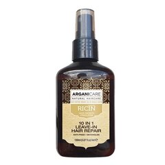 Juukseid taastav sprei Arganicare Castor Oil 10 in 1 Argan & Castor, 150 ml hind ja info | Palsamid | hansapost.ee