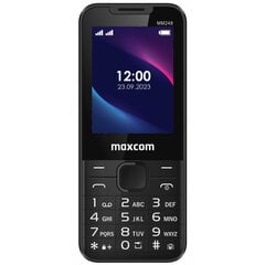Мобильный телефон - MAXCOM MM 248 ЧЕРНЫЙ цена и информация | Мобильные телефоны | hansapost.ee