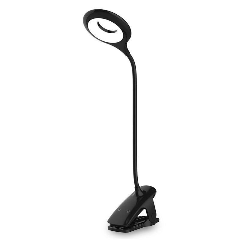 Juhtmeta LED-lugemislamp klambriga + must mikro USB kaabel hind ja info | Laualambid | hansapost.ee