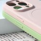 MagSafeiga ühilduv silikoonümbris iPhone 15 Pro Silicone Case jaoks - kreem hind ja info | Telefonide kaitsekaaned ja -ümbrised | hansapost.ee