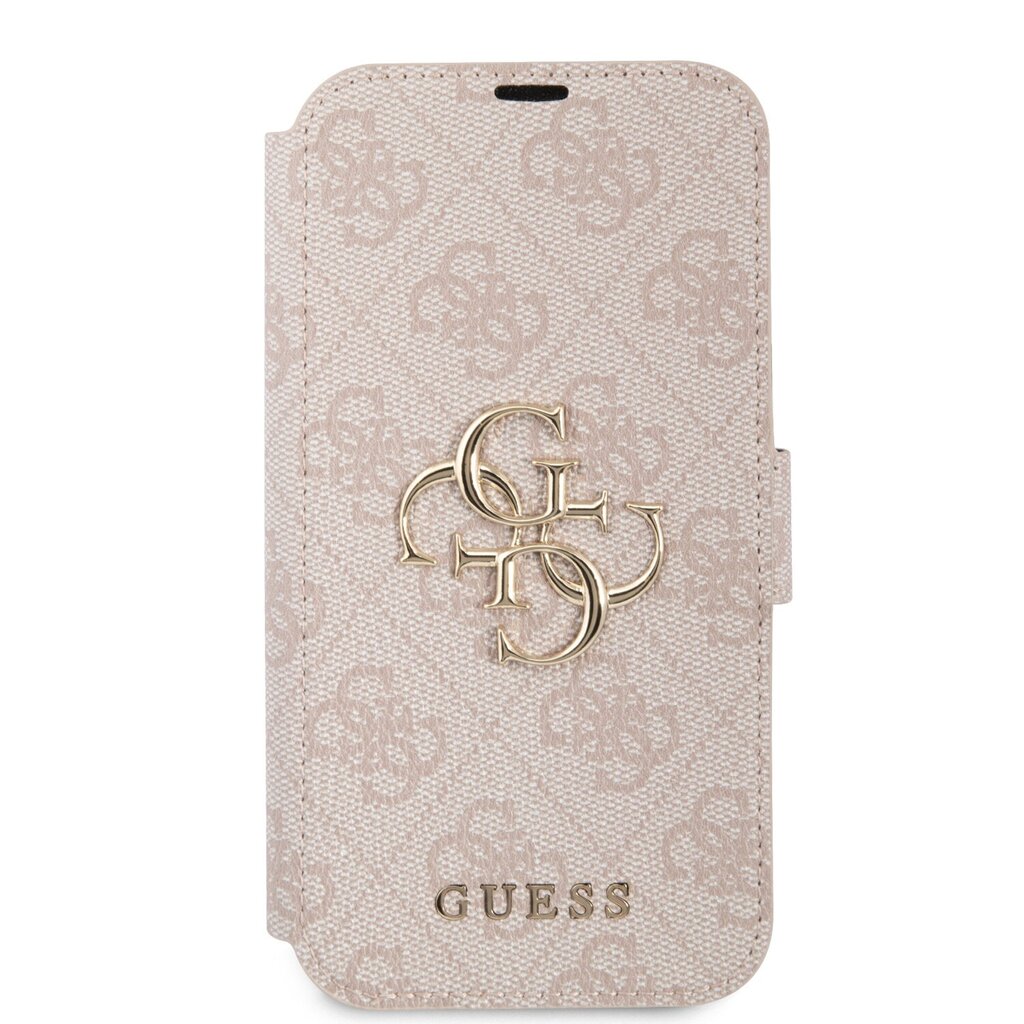 Guess PU Leather 4G Metal Logo Book Case цена и информация | Telefonide kaitsekaaned ja -ümbrised | hansapost.ee