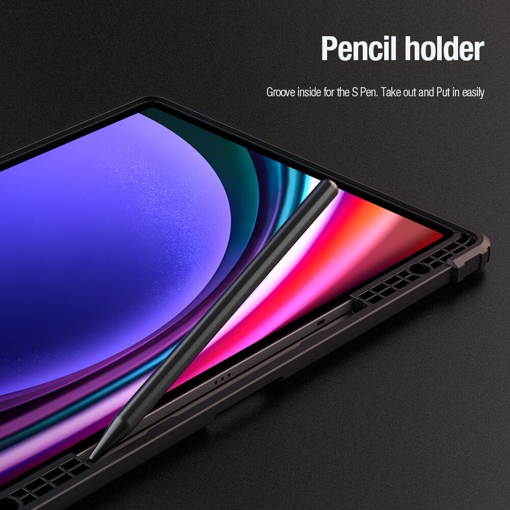 Nillkin Bumper PRO Protective Stand Case Multi-angle for Samsung Galaxy Tab S9 Ultra Black hind ja info | Tahvelarvuti ümbrised ja kaaned | hansapost.ee