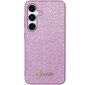 Guess GGUHCS24MHGGSHU S24+ S926 fioletowy|purple hardcase Glitter Script цена и информация | Telefonide kaitsekaaned ja -ümbrised | hansapost.ee